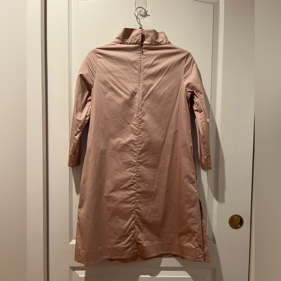 COS Mock Neck Beige/Cream Dress with Pockets Size 2 - Picture 8 of 11